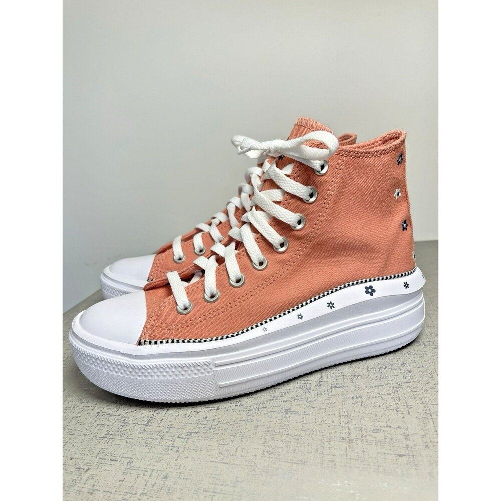 Converse Chuck Taylor All Star Move Platform‎ Petals Floral Women's Shoes 8 M
